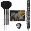 Target Darts Target Japan Black Marque Creed Punta in Acciaio Freccettes con Kflex, 23G/25G | 90% Tungsteno Freccette Set, K-Flex Alette e Aste No.2, Swiss Nano Point Tips, Shunpei Kuroda