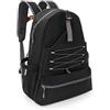 Gralara Zaino Sportivo Resistente Zaino con Scomparto Scarpe Imbottito Sacca Sportiva per Sportivi, Giocatori di Pickleball, Viaggi, Array, Beige, L