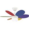 Westinghouse Lighting 7867340 Ventilatore a Soffitto Turbo Ii, Metallo, 60 watts, Bianco, 76 cm