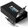 T-Tech Tattoo Equipment USA Round Liners Generation A, Medical-Grade plastica e silicio, tipo 304 e 316 acciaio inossidabile (A1209RL)
