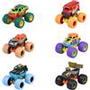 Majorette - Monster Rockerz 6 Assortiti - Monster Truck in Metallo Die-Cast con Sospensioni e Ruote Giganti, Modellini da Collezione, 8504001000, dai 3 Anni in su