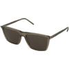 Saint Laurent SL 668 004 | Occhiali da Sole Graduati o Non Graduati | Prova Online | Plastica | Quadrati | Verde, Trasparente | Adrialenti