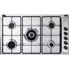 De'Longhi De Longhi FLA 59 DD - Piano cottura a gas da 90 cm, N° 5 Fuochi, colore Inox