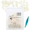 VEGCOO 600 Pezzi Elastici in Gomma Ortodontica, Elastici Ortodontici Elastici Multiuso, Elastico Denti Rubber Band Oral Orthodontics Strumento con 6 Posizionatori da Apparecchio, 3/8Scimmia (C)