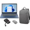 Lenovo IdeaPad Slim 3 15ABR8 R7 16G 512G 11H + B210 Backpack + Lenovo 600 Bluetooth Mouse + 65W Adapter USB-C Processore AMD Ryzen 7 5825U da 2 GHz fino a 4,5 GHz, Windows 11 Home 64, 512 GB SSD M.2 2242 PCIe QLC - IDEAPADIT1