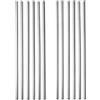 GRÄWE® - Cannucce in acciaio INOX, set da 12 pezzi, colore: Argento