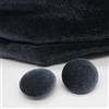 ZCSLD 10 PZ 10-28 MM Velluto Oro Bottoni Rotondi Rivestiti in Tessuto Bottoni in Velluto con Bottoni con Gambo in Metallo per Abbigliamento Artigianato Cucito