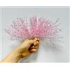 Rikyo Confezione da 30 plettri floreali a goccia e morbidi steli in acrilico, 17,1 cm, bouquet di bacche artificiali, rametti di fiori con perline, per ghirlande, bracciali, fermagli per capelli da