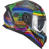 CGM Casco integrale, 311X BLAST SKULL Nero Blu Rosso opaco, S (55-56cm)