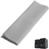 Risegun Copertura Protettiva in Tessuto per Griglia per Altoparlanti, 1,4 M X 0,5 M, per Altoparlanti Stereo Gille, per Altoparlanti Audio Home Stage KTV Box (Grigio)