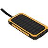 Ejoyous Solar Power Bank, 20000 MAh Portatile 2 Uscite Porte USB Ricarica Rapida Solare, Wireless Power Bank Ricarica Rapida Caricabatterie per Cellulare con Torcia per Campeggio, Escursionismo,(Giallo)