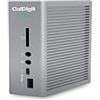 CalDigit TS3 Plus - Thunderbolt Station 3 (0.7m) - Carica 85 W, 7 porte USB 3.1, USB-C Gen 2, DisplayPort, Slot scheda SD UHS-II, LAN, Uscita ottica, per Mac + Pro 2016+ E PC Windows (Space Grey)