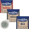 caffè Borbone DEGUSTAZIONE TOP 300 cialde carta 44mm ese: 100 NERA, 100 BLU, 100 RED
