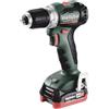 Metabo PowerMaxx BS 12 BL 601044800 - Trapano avvitatore a batteria (12 V, 2 x 4 Ah LiHD, ASC 55 - MetaBOX 118, con luce di lavoro a LED)