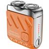 Mini Rasoio Elettrico Portatile Tascabile Ricaricabile USB per Uomo