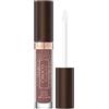 EVELINE COSMETICS Eveline Lipgloss Choco Glamour, rossetto liquido con finitura lucida per labbra in vinile, formula vegana con estratto di cacao, 1 x 4,5 ml n. 02