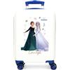 Disney Frozen Seek Courage Valigia da cabina bianca 33 x 50 x 20 cm Rigida ABS Chiusura a combinazione laterale 28,4 L 2 kg 4 ruote doppie bagaglio a mano, bianco, Valigia cabina