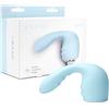 Le Wand Flexi attacco in silicone Blue 17 cm