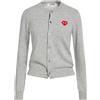 COMME des GARÇONS PLAY - Cardigan - Grigio chiaro