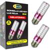 CLAR - Luce Notturna Bambini, Lucina Notte Bambini, Lampada Notturna, Luce Rossa Terapia, 8W E27 (Pack 2)