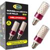 CLAR - Luce Notturna Bambini, Lucina Notte Bambini, Lampada Notturna, Luce Rossa Terapia, 8W E14 (Pack 2)