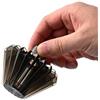 Qualoramall Pressa per filtro da caffè in resina per V60 con 20 costole per aiutare la carta ad aderire meglio per casa, ufficio, viaggi, campeggio, verde (nero)
