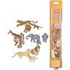 Wild Republic Nature Tube Famiglia Africo, Tubi Con Animali Di Plastica, Set Pupazzetti Di Animali, Regalo Di Compleanno, Ideale Per Giochi Interattivi