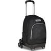 Seven Trolley Scuola Comby 8 ruote Made of Stars 31 Litri Colore Nero