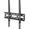Hama FIX Supporto da parete per TV 1 stella, XL - kit di montaggio (supporto da parete, piastra di montaggio) - per TV - acciaio - nero - dimensioni schermo: 58,4-127 cm (23"-50") (108770)
