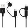 Samsung EP-DG950DBE Cavo dati combinato tipo C/microUSB Samsung nero (in blocco)