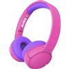 Akashi, cuffie Bluetooth 5.1 per bambini (pieghevoli, autonomia della batteria di 8 ore), rosa