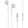 BigBen Connected, cuffie con jack da 3,5 mm con telecomando e microfono, bianco