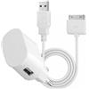 Bigben Connected Blueway, mini caricatore da viaggio 1A per iPhone 3G/3GS/4/4S e iPod Touch, bianco