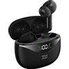 Blue Star, cuffie Bluetooth Touch control 4,5 ore di autonomia Impermeabile IPX4, nero