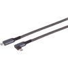 S-CONN maximum connectivity S-Conn 14-75017 Cavo USB 1 m USB 3.2 Gen 2 (3.1 Gen 2) USB C Nero