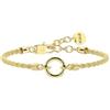 KIDULT - Bracciale Donna - Bracciale componibile con catena corda in acciaio dorato - 732406