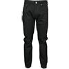 Mastino Pantalone Uomo Estivo 5 Tasche Regular Fit Gamba Dritta Elasticizzato Vita Alta Colorato (IT, Numero, 46, Regular, Regular, Nero)