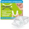 Dr. Brux - Bite Dentale per Proteggere i Denti dal Bruxismo | Bite da Notte per Arcata Superiore Automodellante, può Rilassare la Muscolatura e Migliorare il Sonno (Rimodellabile fino a 10 volte)