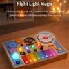 Giocattolo educativo per bambini: DJ Music Busy Board con luce pulsante e