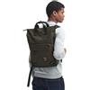 BARBOUR ZAINO FIELD IN TESSUTO CERATO OLIVE BLACK