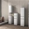 BADEN HAUS Colonna per mobile bagno Elise BADEN HAUS 1 cassetto 1 anta P 33.5 x L 30 x H 190 cm bianco