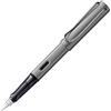 Lamy AL-star graphite - Stilografica con impugnatura ergonomica e pennino in acciaio lucido misura EF - corpo in alluminio leggero - cartuccia T 10 blue inclusa- destrimani
