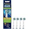 Oral-B CrossAction Testine di Ricambio per Spazzolino Elettrico Ricaricabile in Confezione da 4, Testina Rotonda dal Design Professionale per Pulire Ogni Singolo Dente, Versione Vecchia