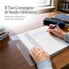 Quaderno a Fogli Mobili Impermeabile con Copertina Pieghevole, per studenti
