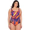 Ulla Popken Donna Costume Intero Blu Notte 58+