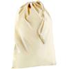 Westford Mill WM115NATUS Wm115 - Borsa in cotone, taglia S, colore: naturale