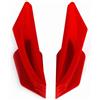 Dioche Coppia di Kit Ali Aerodinamiche Universali per Motociclette Adatte per (rosso)