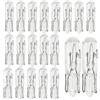 Stalora 20pcs T5 12v 1.2w Led Lampadine Per Auto, Cruscotto e Contatore, Luce Bianca Interna Indicatore, Plafoniera, Materiale Quarzo Vetro Durevole, Per Auto Moto Camion