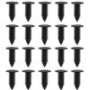 Be In Your Mind 20Pcs Abete Auto Trim Pannello Stampaggio Clip Push Fit Plastica Rivetti Di Fissaggio Fermo Nero per Parafango Paraurti Copertura Tetto