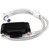 Yctze Radiatore Dell'olio, Yctze Moto Radiatore Olio Motore Raffreddamento Olio Radiatore Kit di Ricambio per CB CG 100CC-250CC(85ML-nero) per ölkühler motorrad per motore cb cg